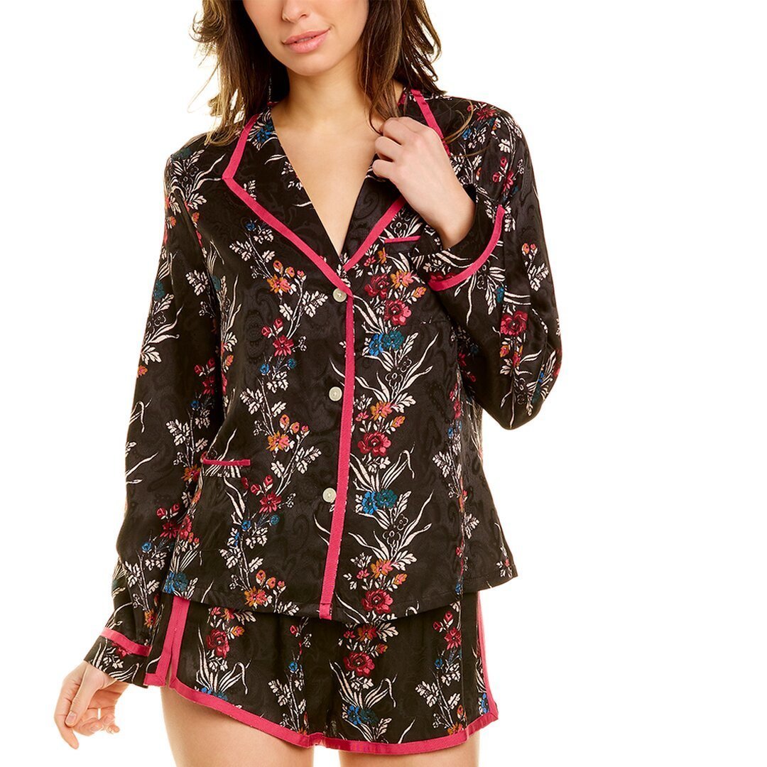 Morgan Lane Mimi Silk-Blend Top